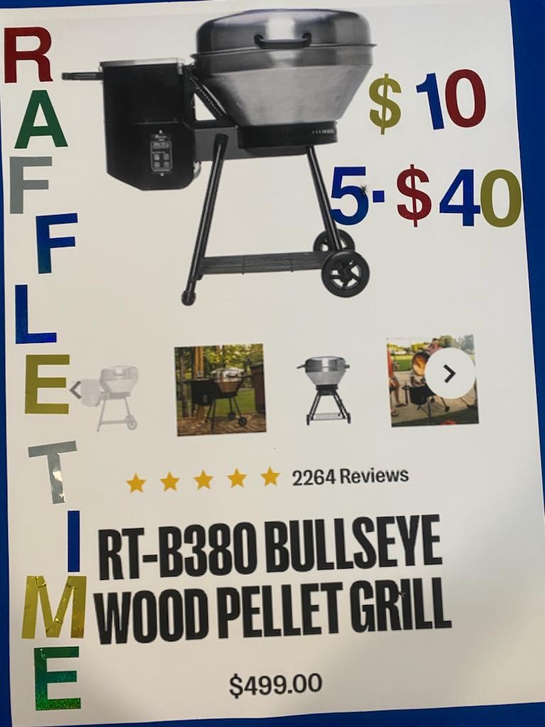 Wood Pellet Grill Raffle Fundraiser